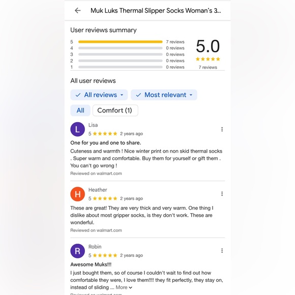 NWT MUK LUK Thermal Slipper Socks 3.0 - Picture 4 of 5